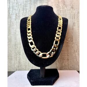 NEW 22” 14k Gold Filled 12mm Figaro Chain W 14k Stamp!!